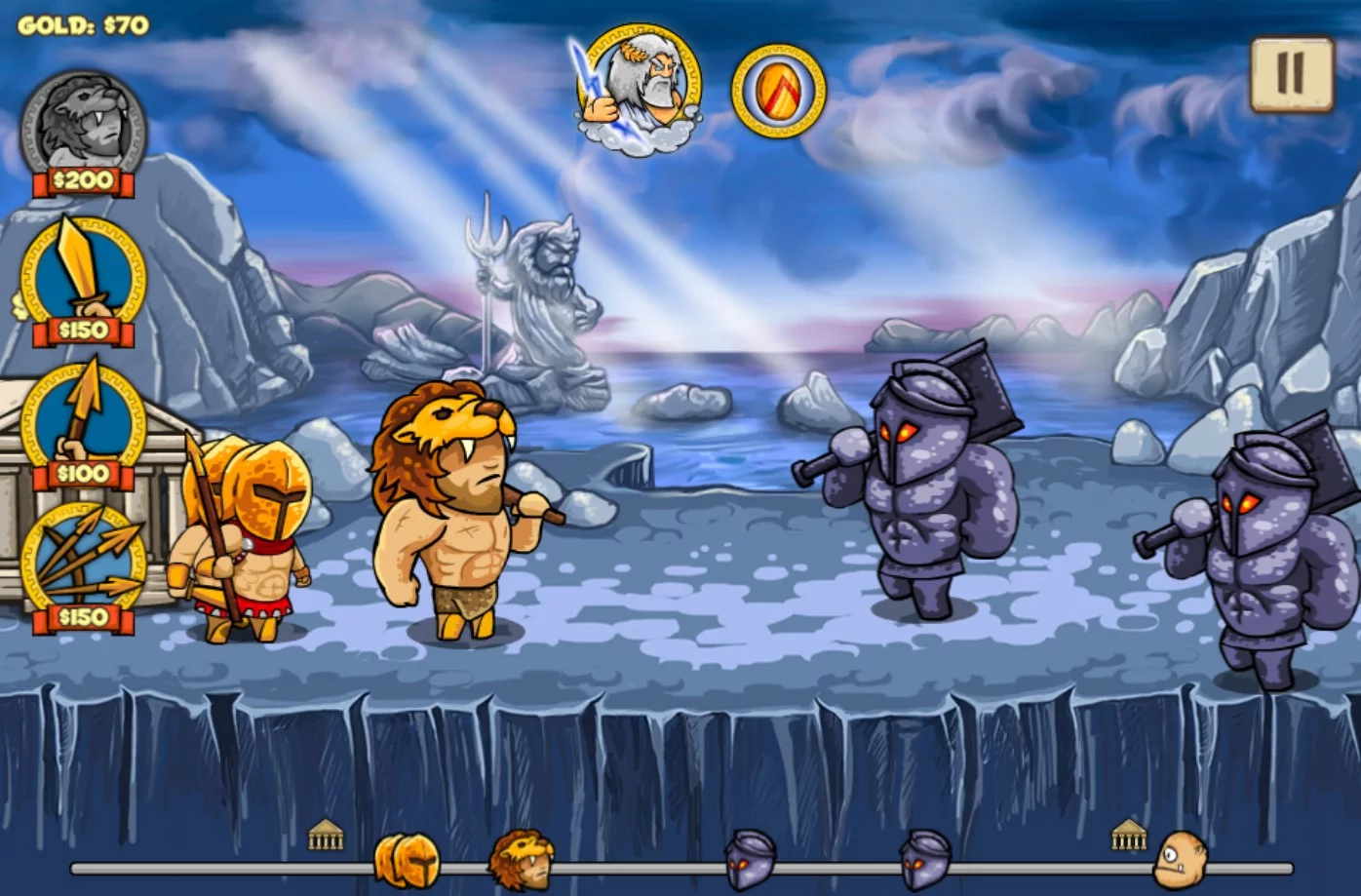 Изображение игры: Heroes of Myths - Warriors of Gods