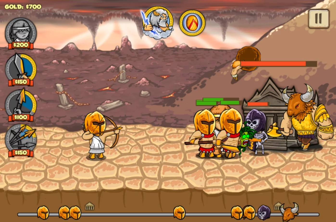 Изображение игры: Heroes of Myths - Warriors of Gods