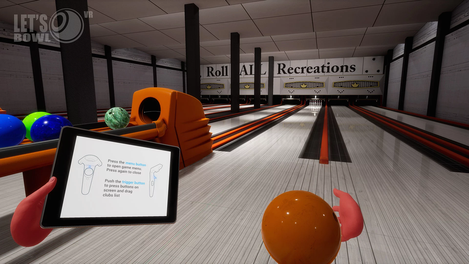 Изображение игры: Let's Bowl VR - Bowling Game