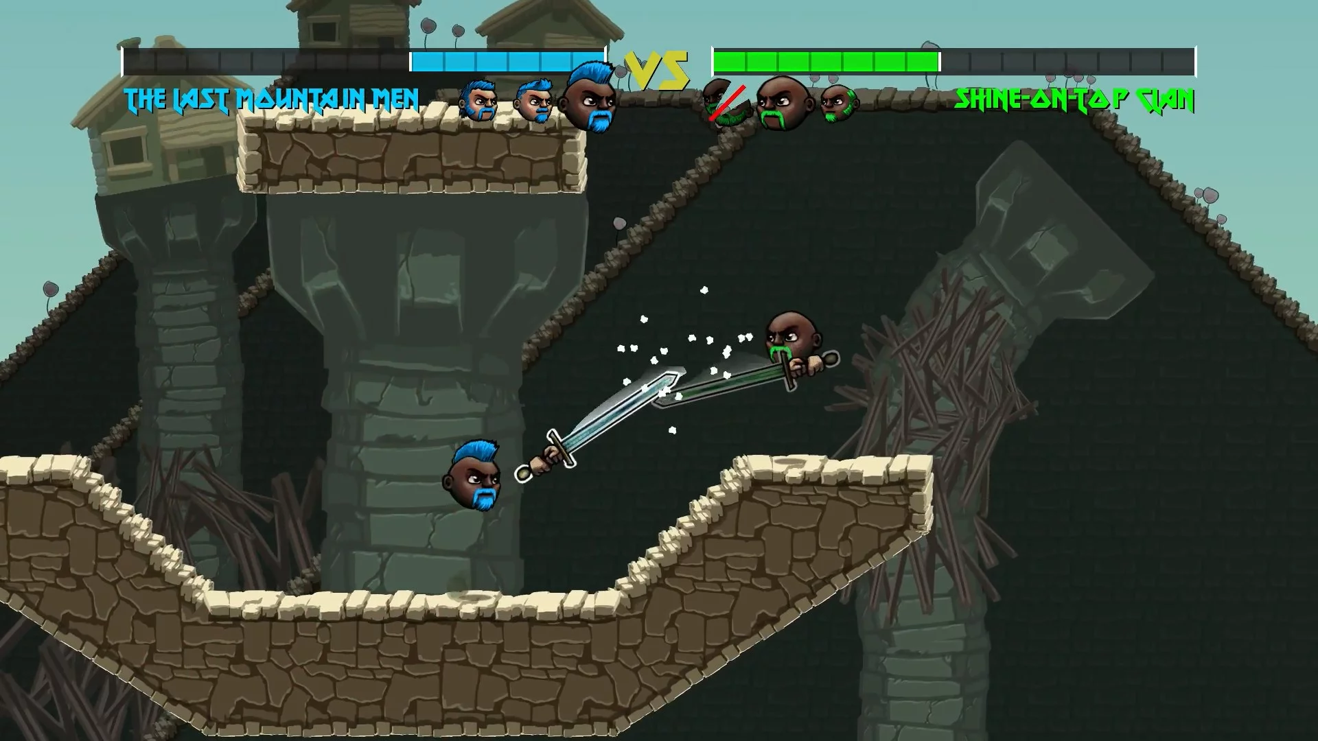 Изображение игры: Sword Bros