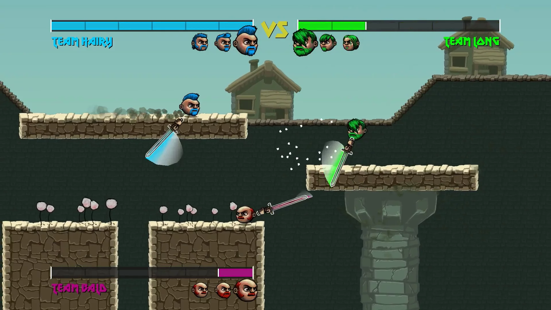 Изображение игры: Sword Bros