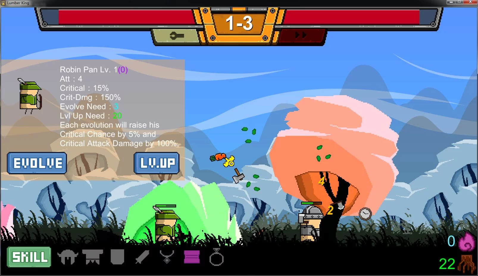 Изображение игры: Lumber King