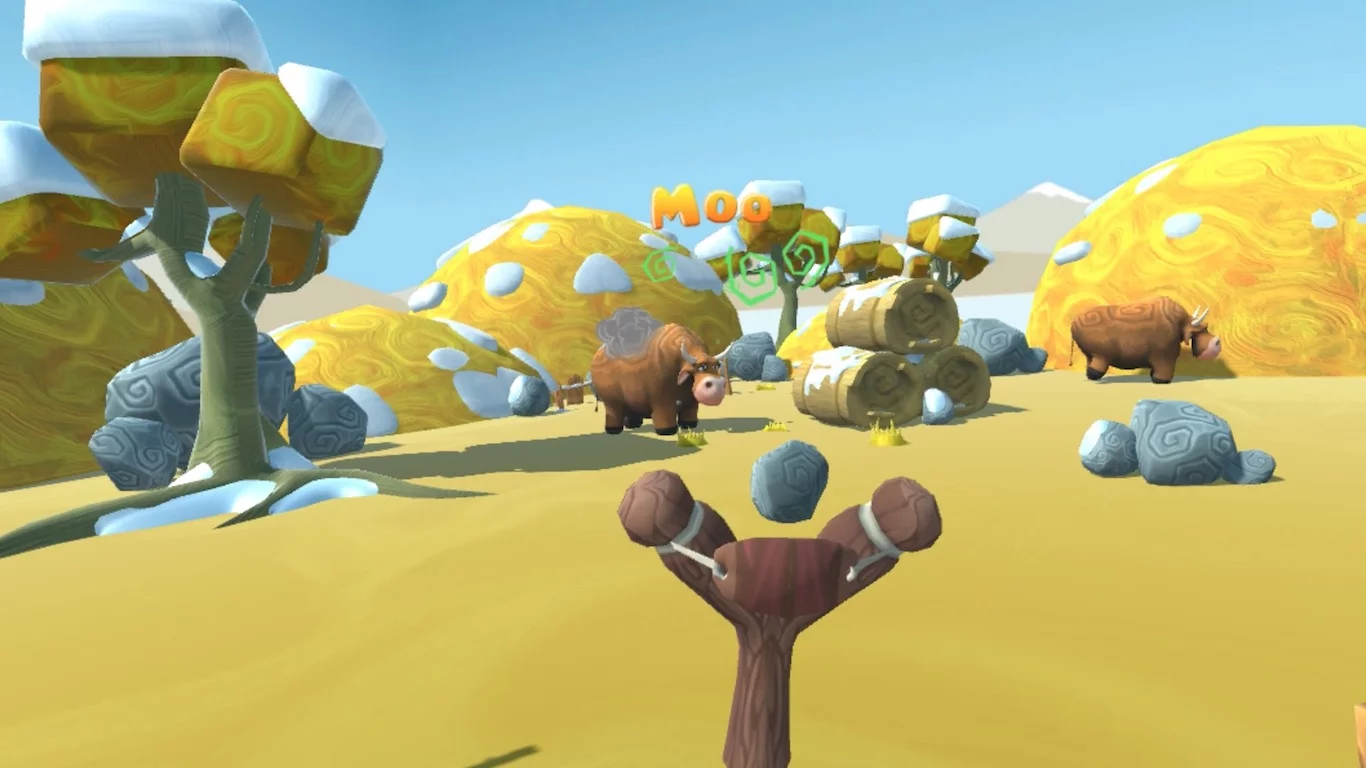 Изображение игры: Slingshot Cowboy VR