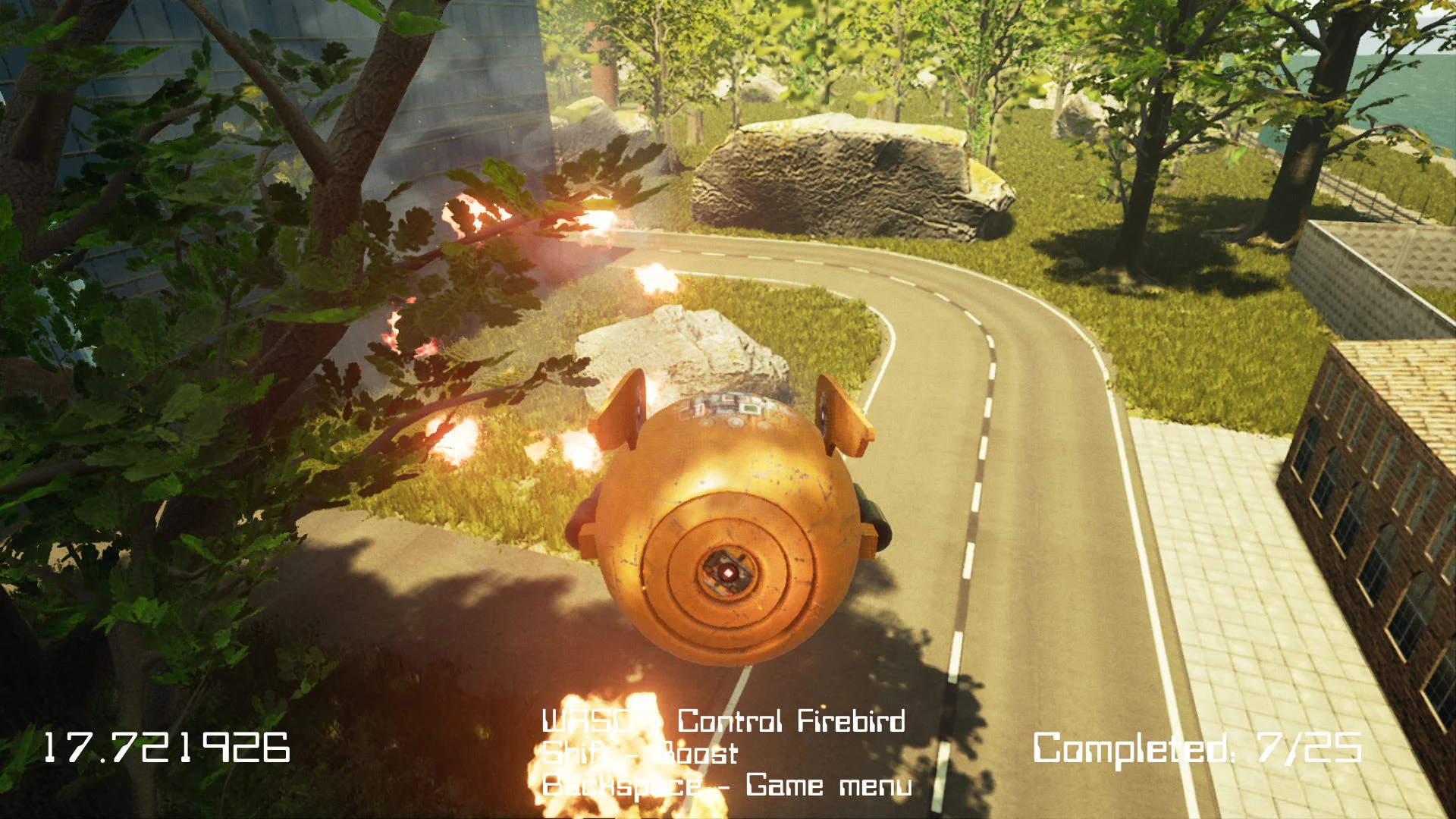 Изображение игры: FreeFly Burning