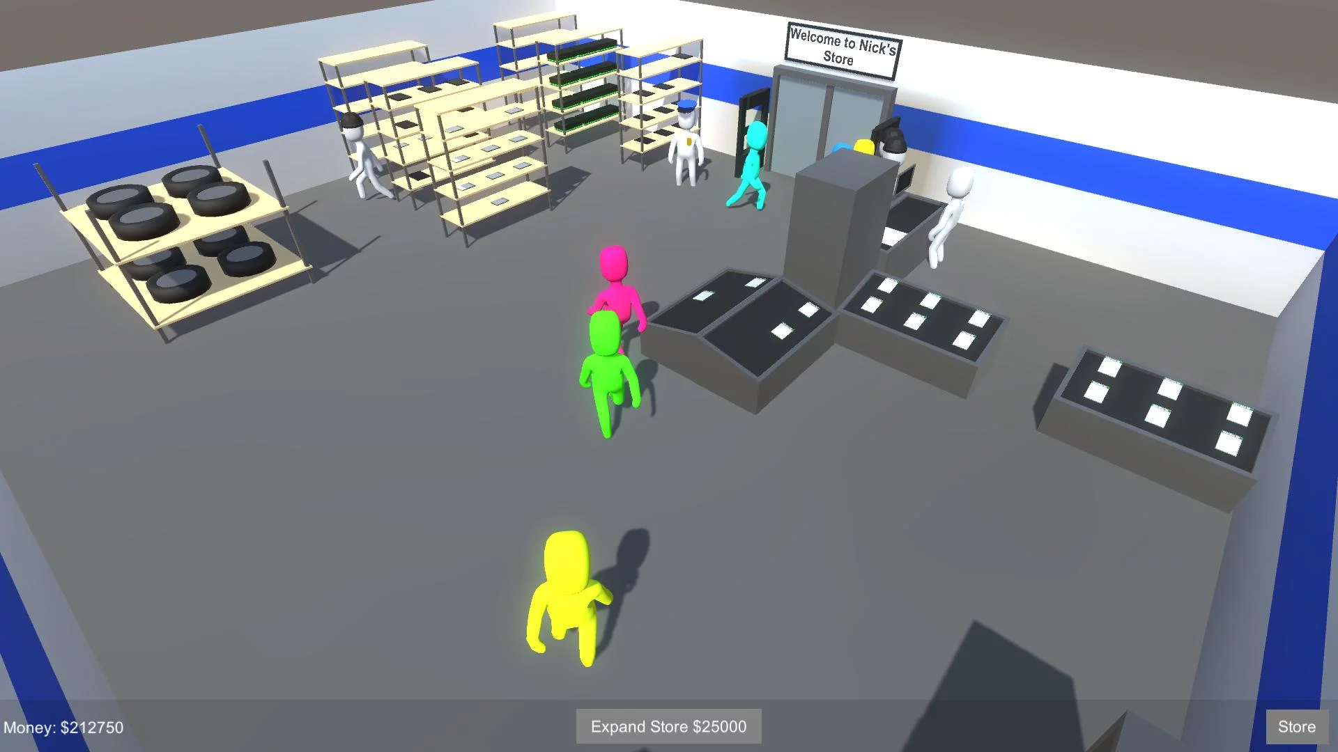 Изображение игры: Supermarket Tycoon