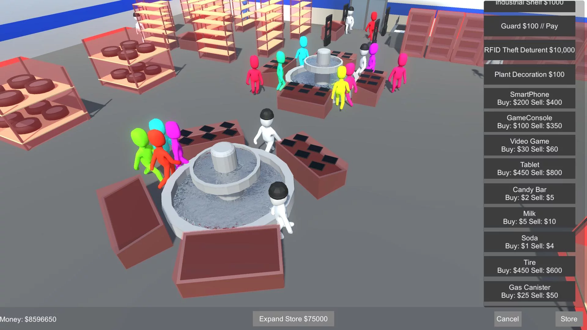 Изображение игры: Supermarket Tycoon