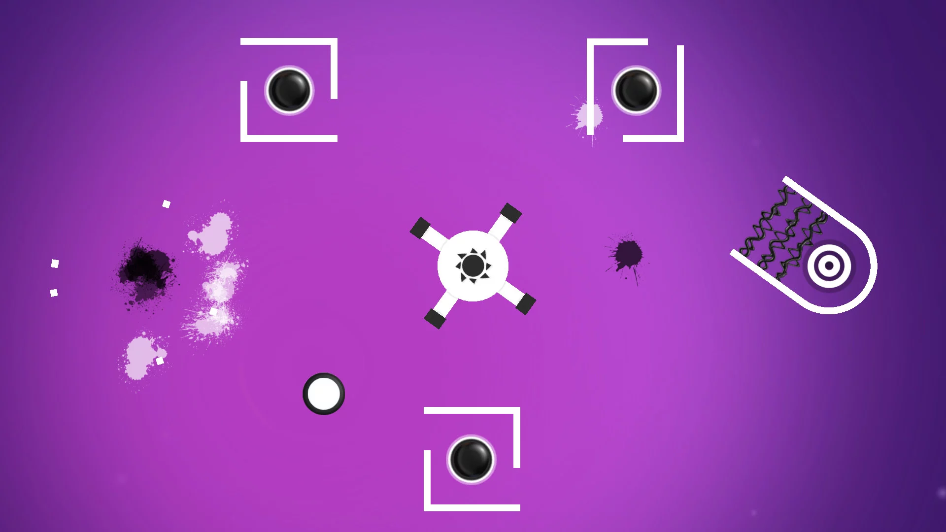 Изображение игры: Spiral Splatter