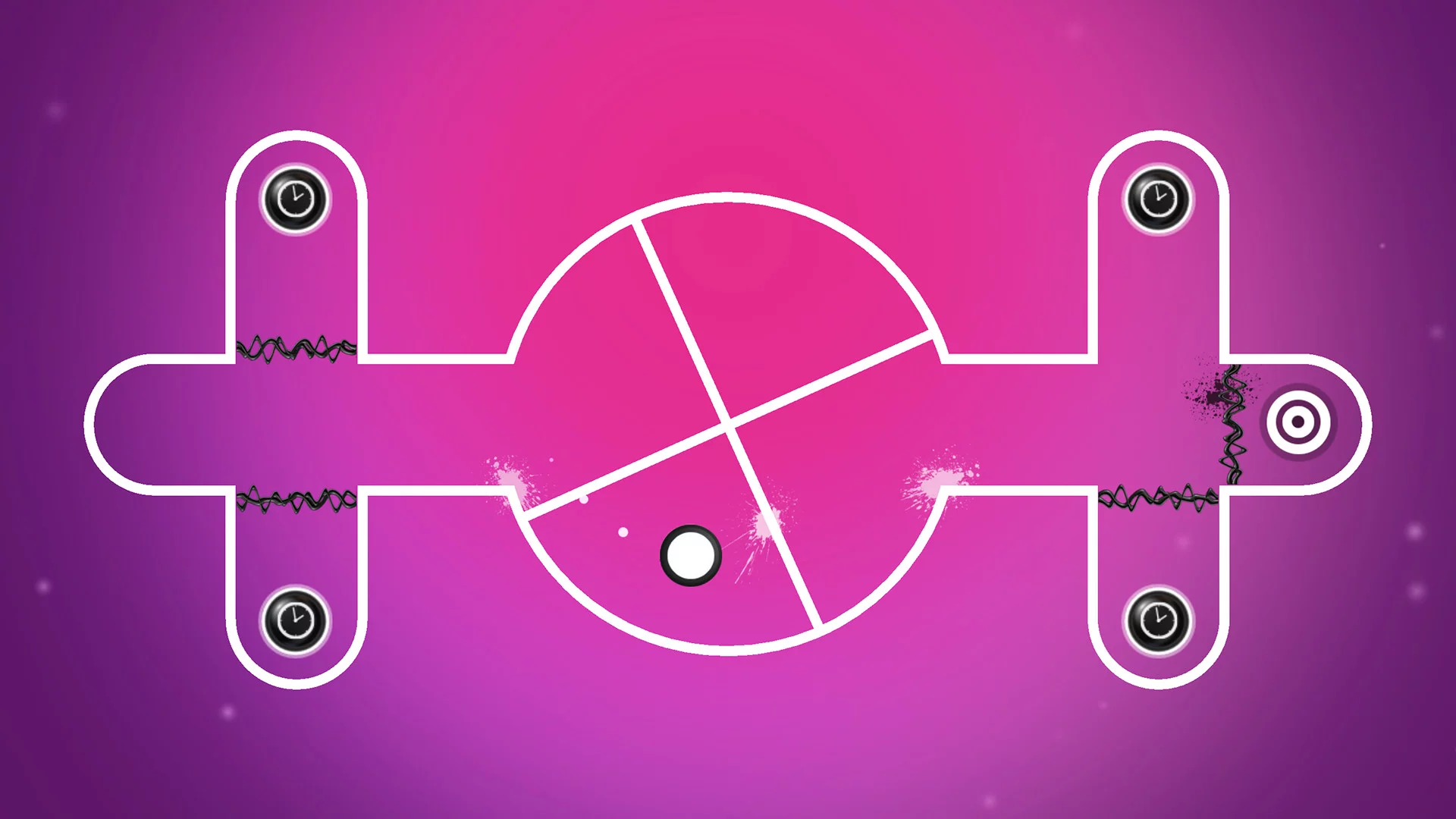 Изображение игры: Spiral Splatter