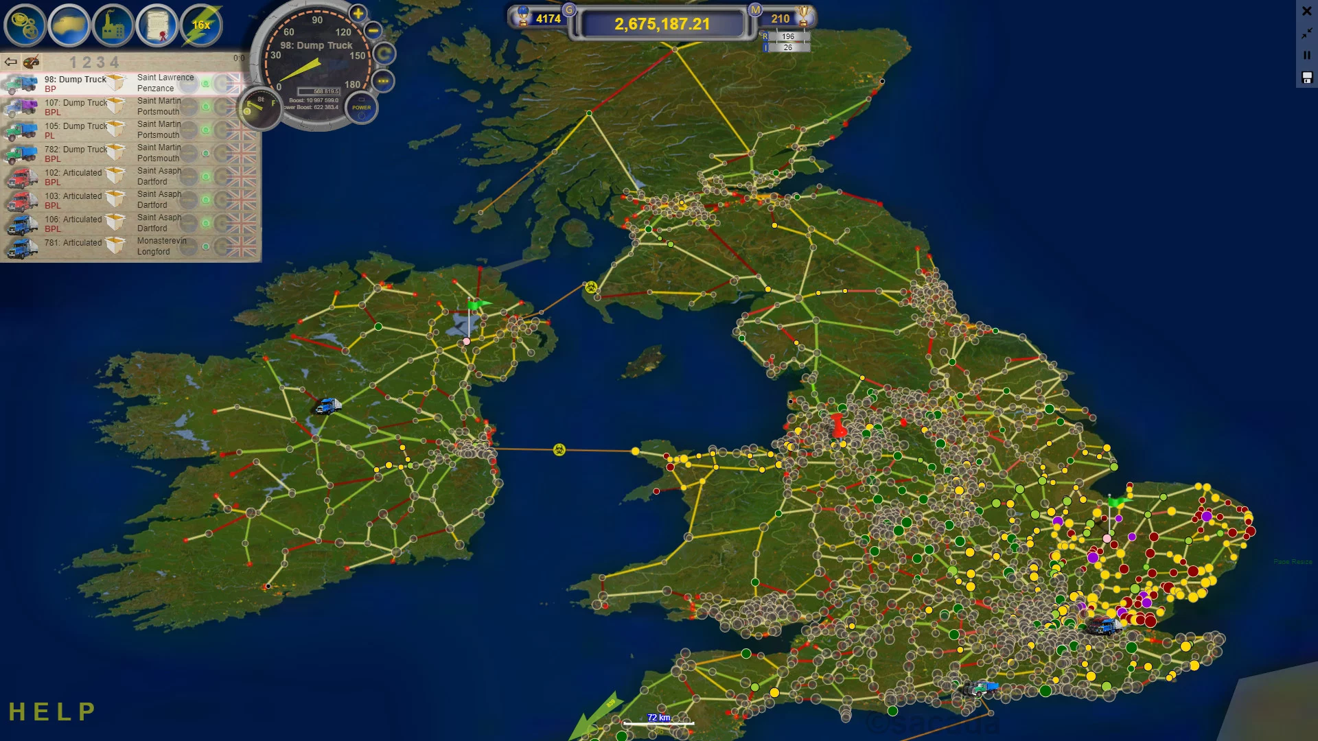 Изображение игры: LOGistICAL: British Isles