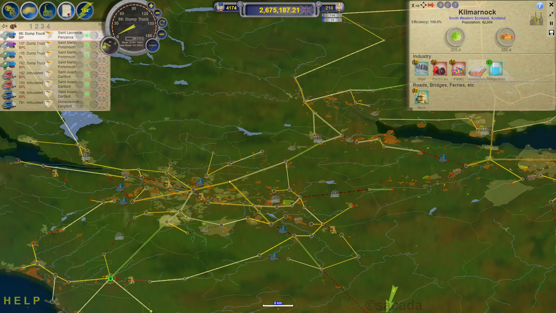 Изображение игры: LOGistICAL: British Isles