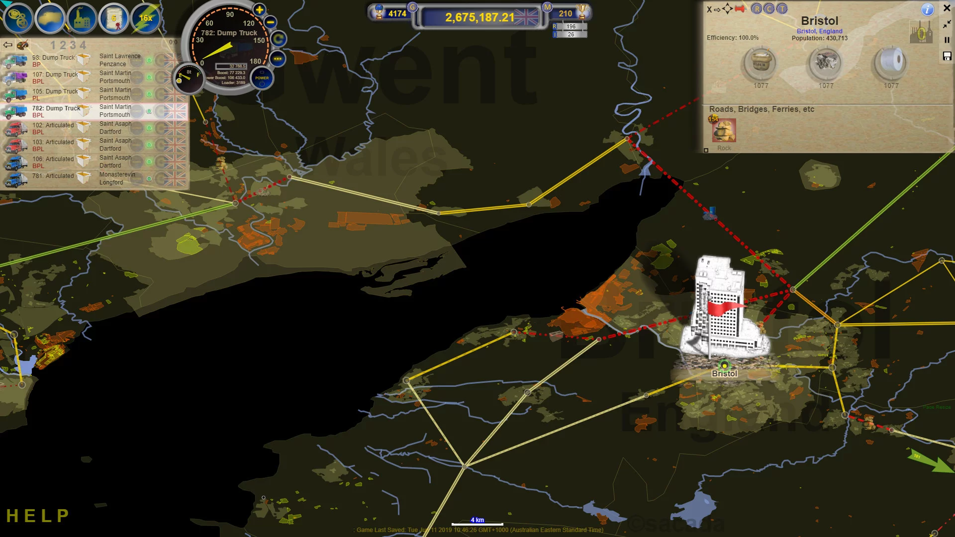 Изображение игры: LOGistICAL: British Isles