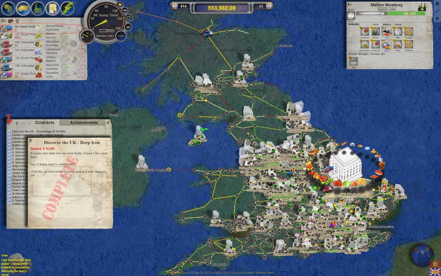 Изображение игры: LOGistICAL: British Isles
