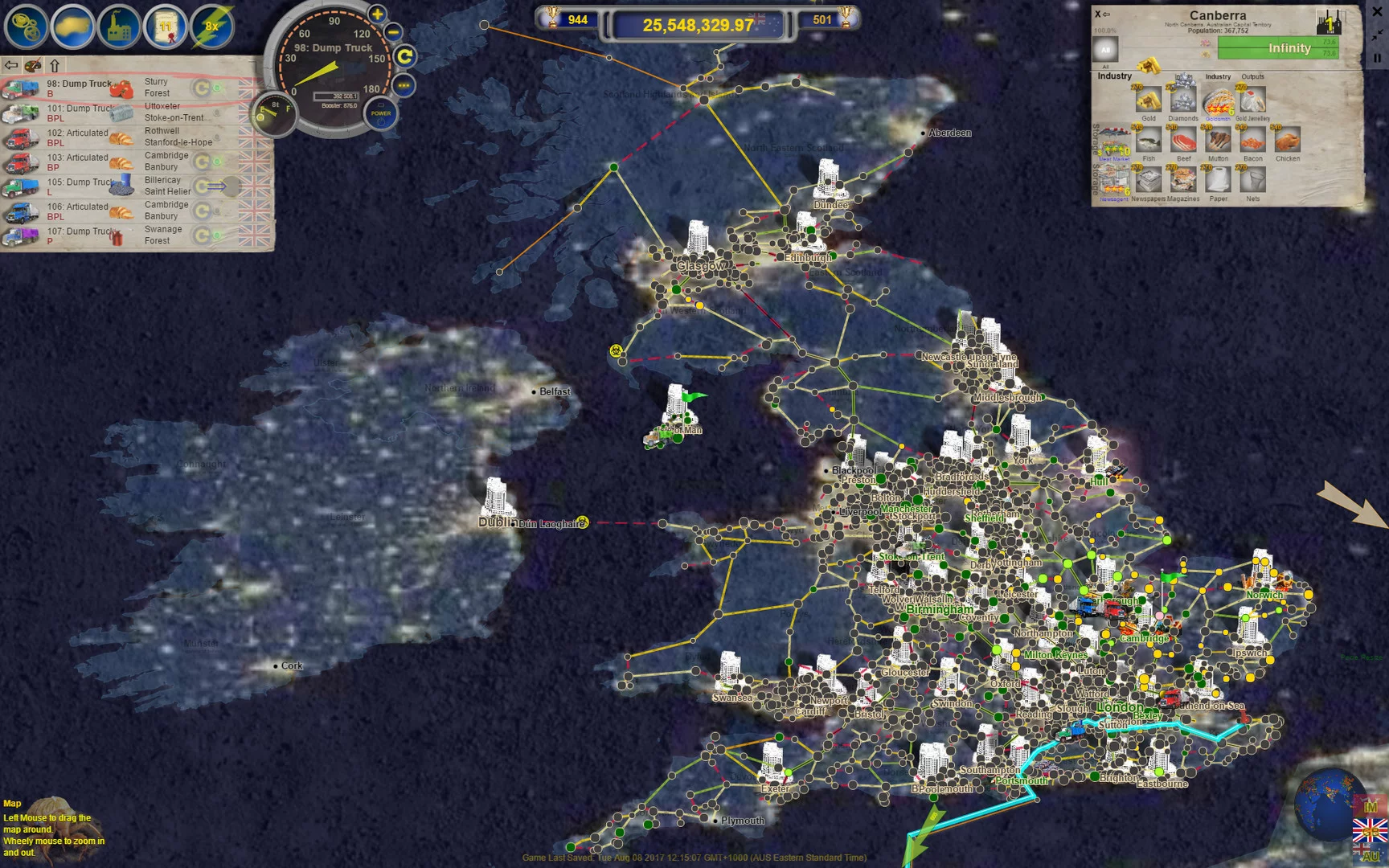 Изображение игры: LOGistICAL: British Isles