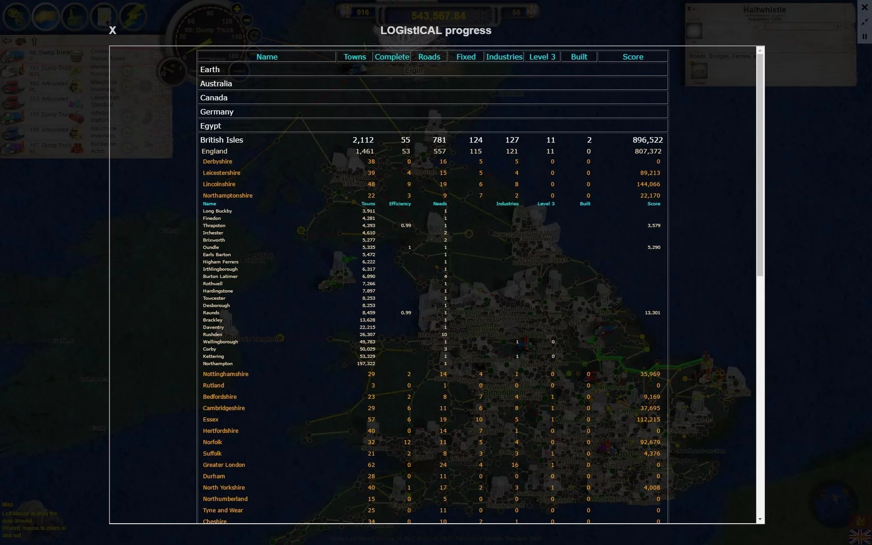 Изображение игры: LOGistICAL: British Isles