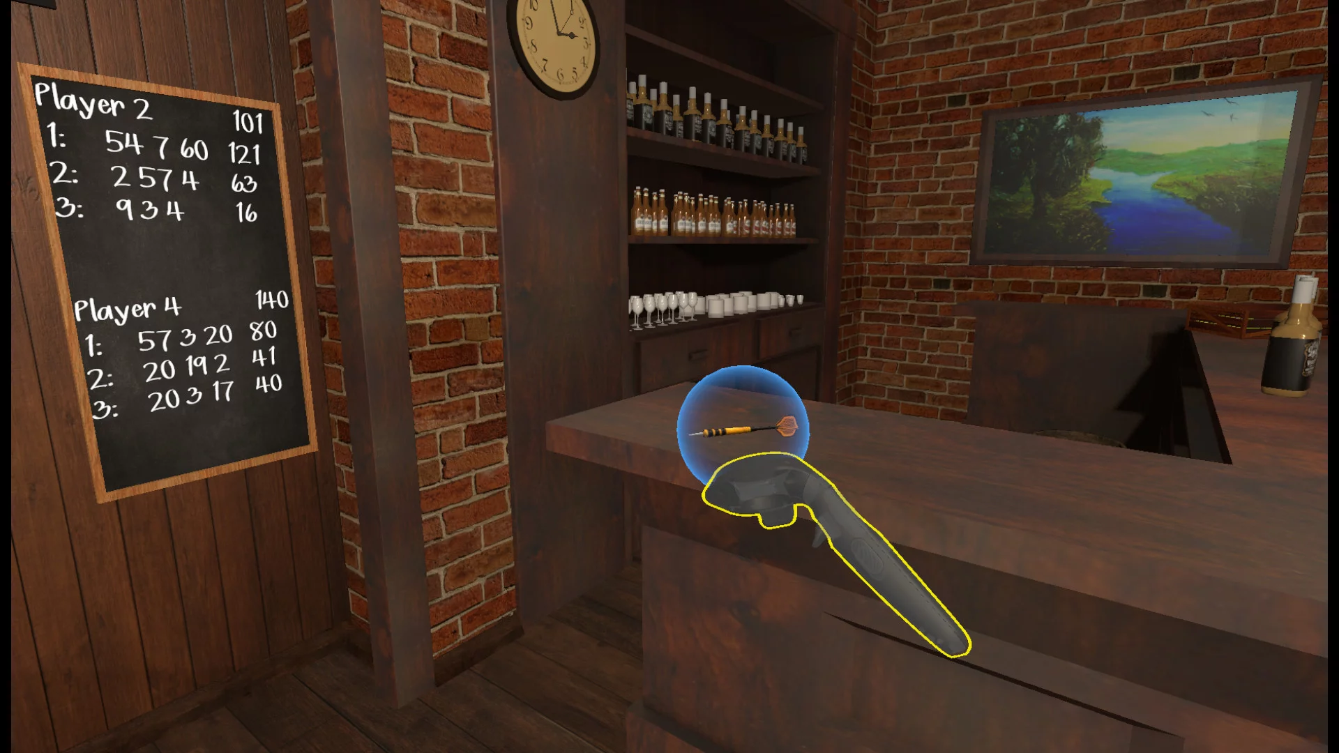 Изображение игры: VR Darts Zone