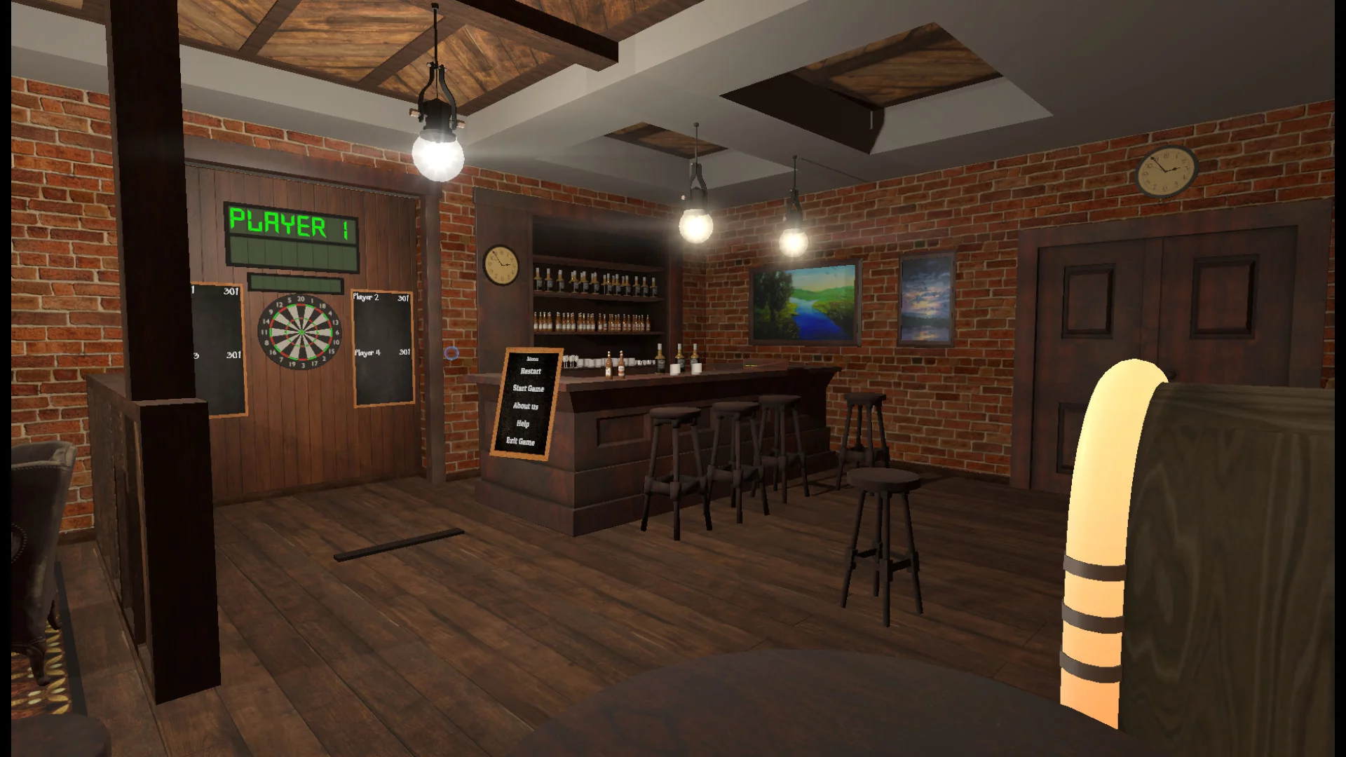 Изображение игры: VR Darts Zone