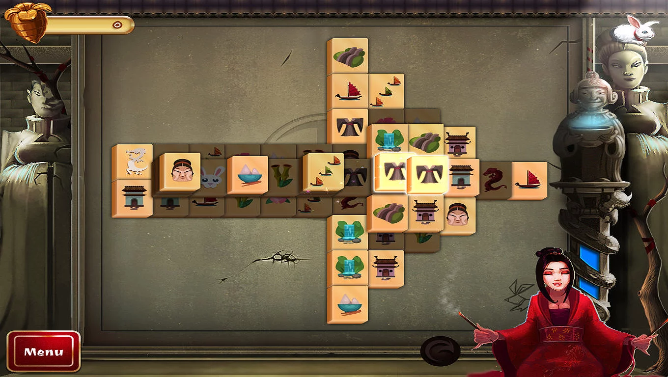 Изображение игры: 2D Mahjong Temple