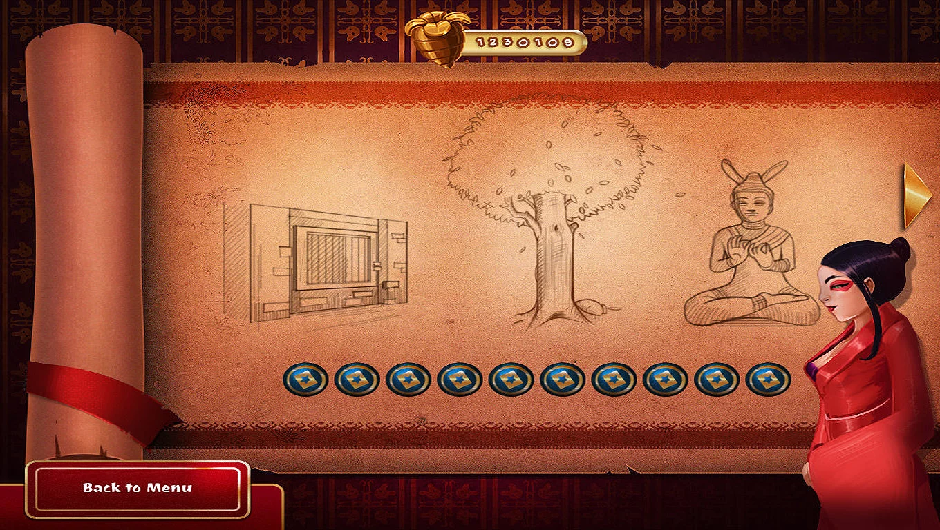 Изображение игры: 2D Mahjong Temple