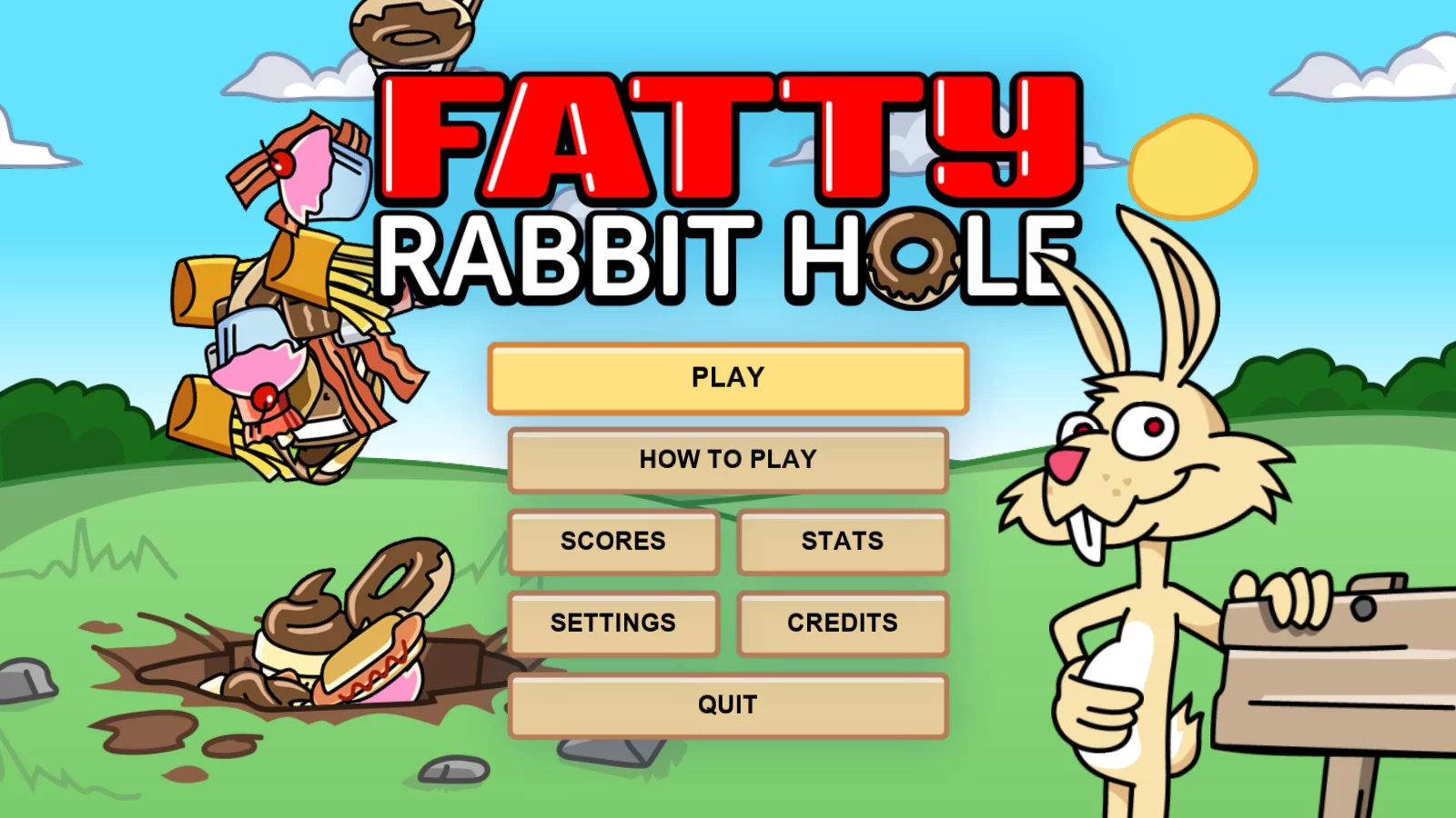 Изображение игры: Fatty Rabbit Hole
