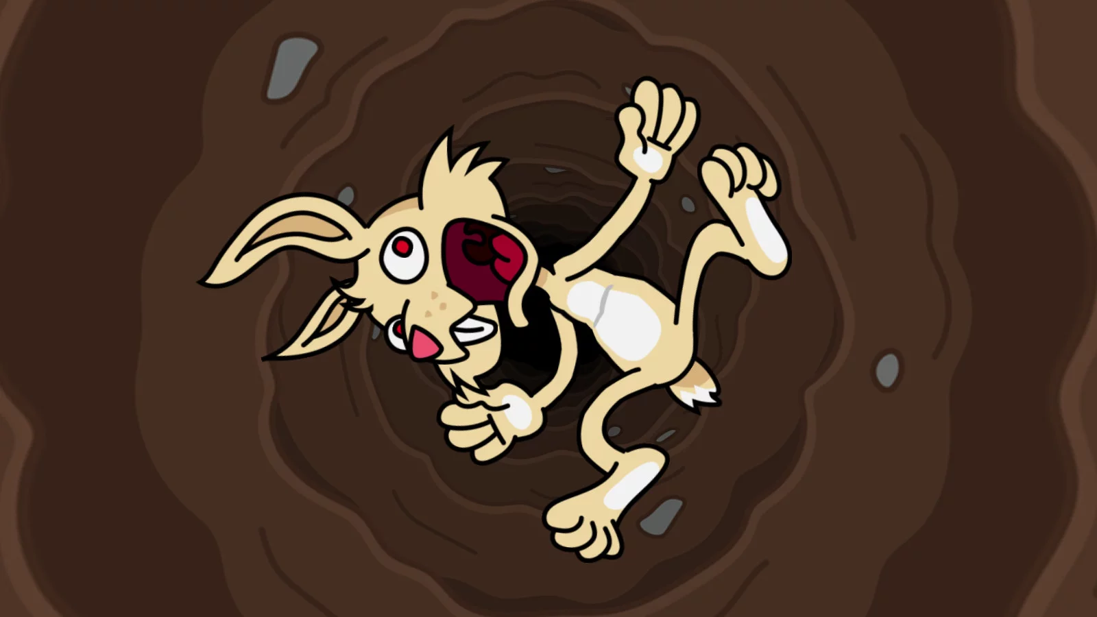 Изображение игры: Fatty Rabbit Hole