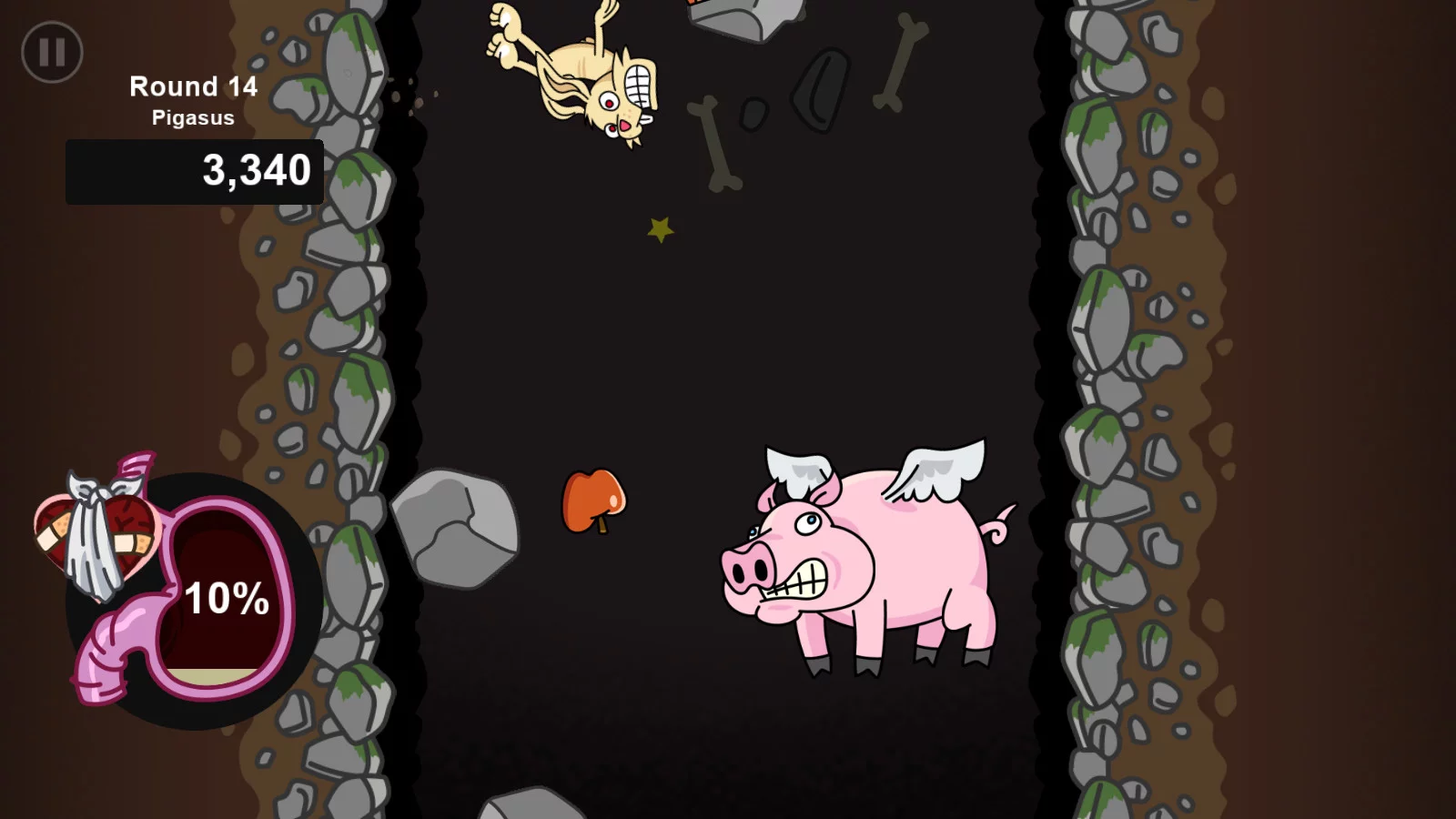Изображение игры: Fatty Rabbit Hole