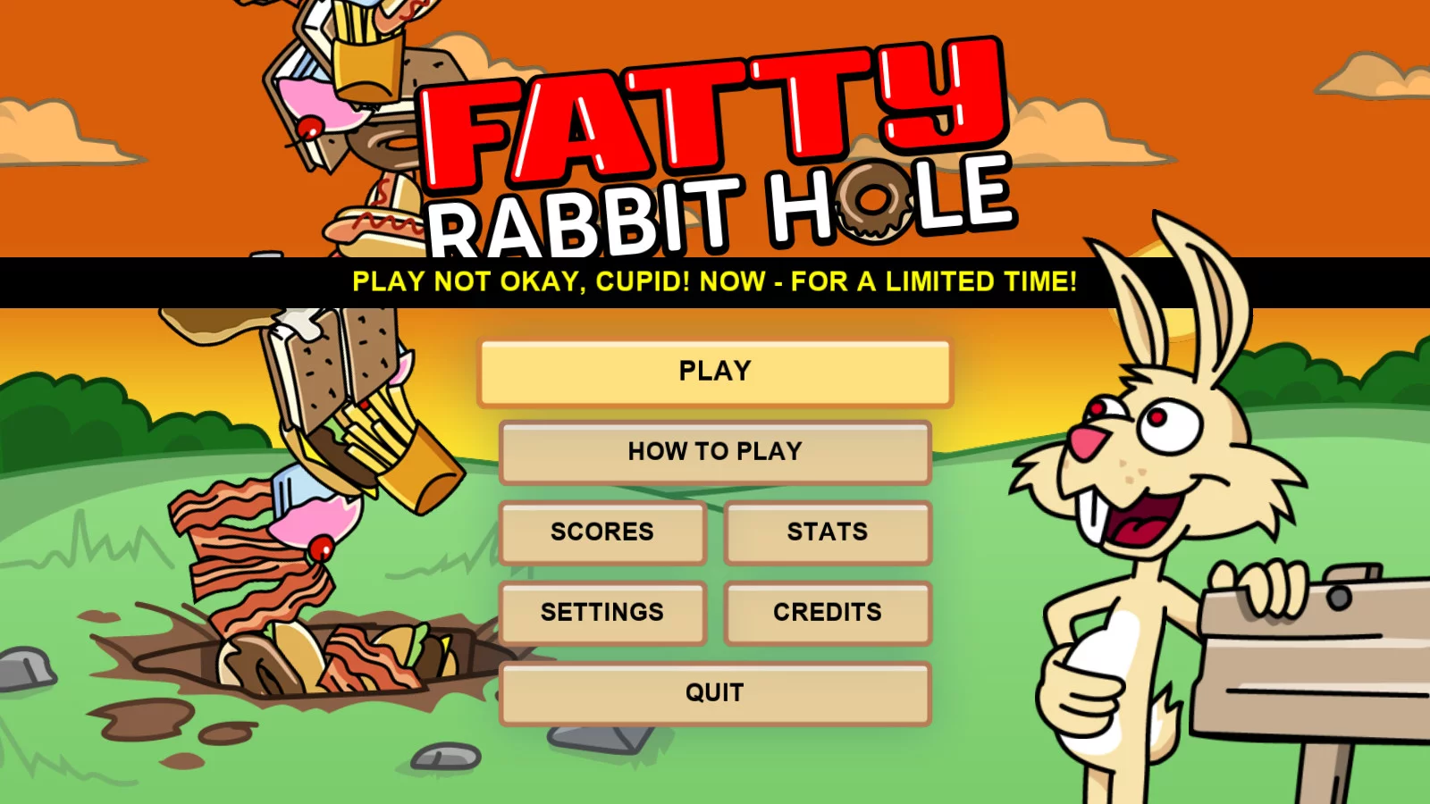 Изображение игры: Fatty Rabbit Hole