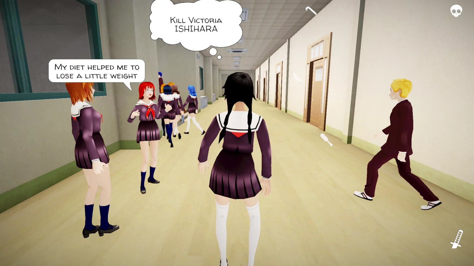 Изображение игры: Yandere School