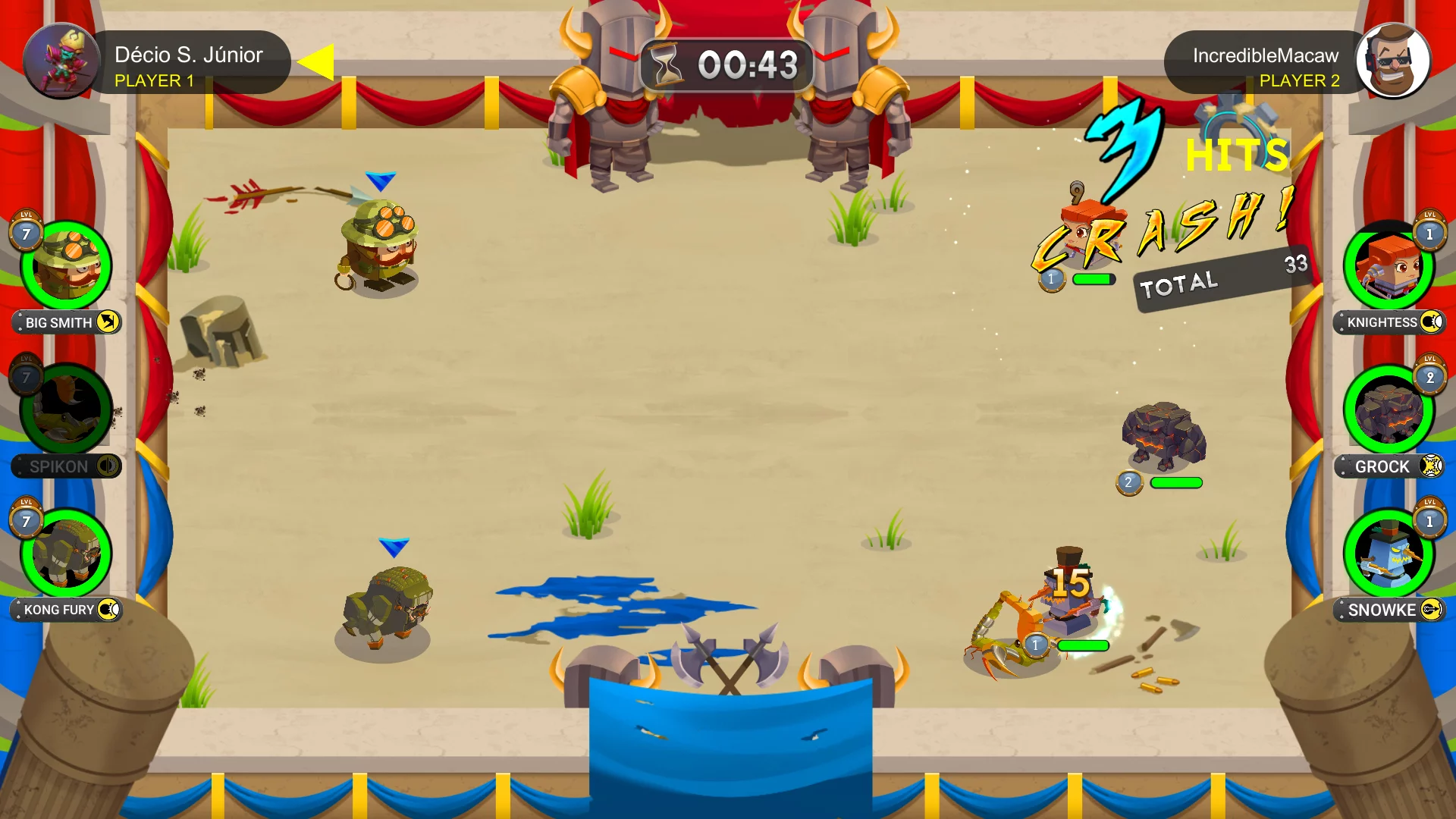 Изображение игры: Tiny Force Deluxe