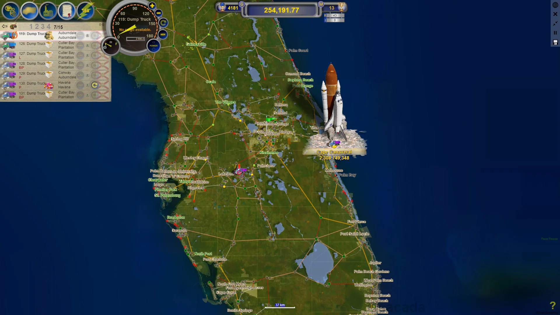 Изображение игры: LOGistICAL: USA - Florida