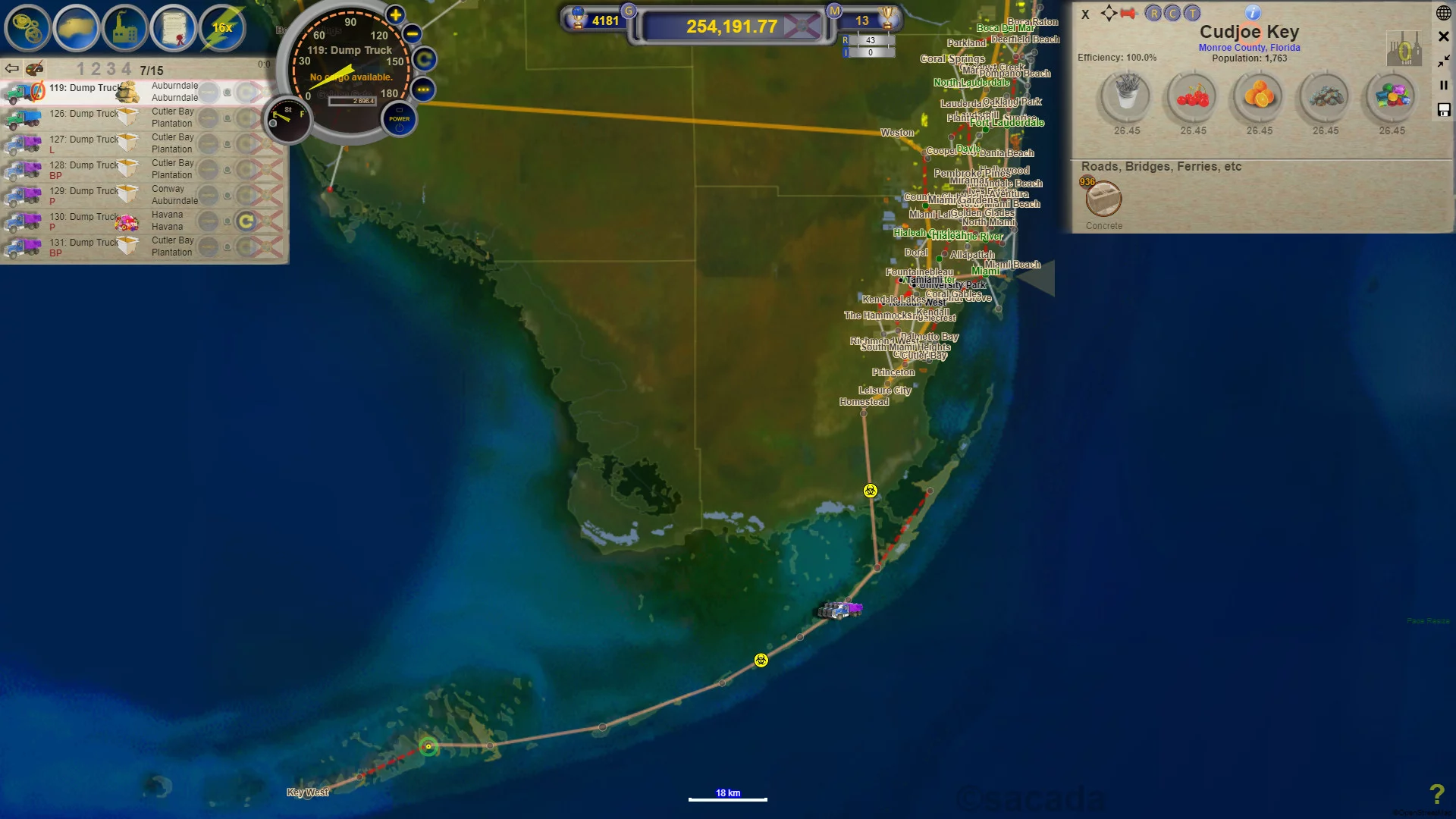 Изображение игры: LOGistICAL: USA - Florida