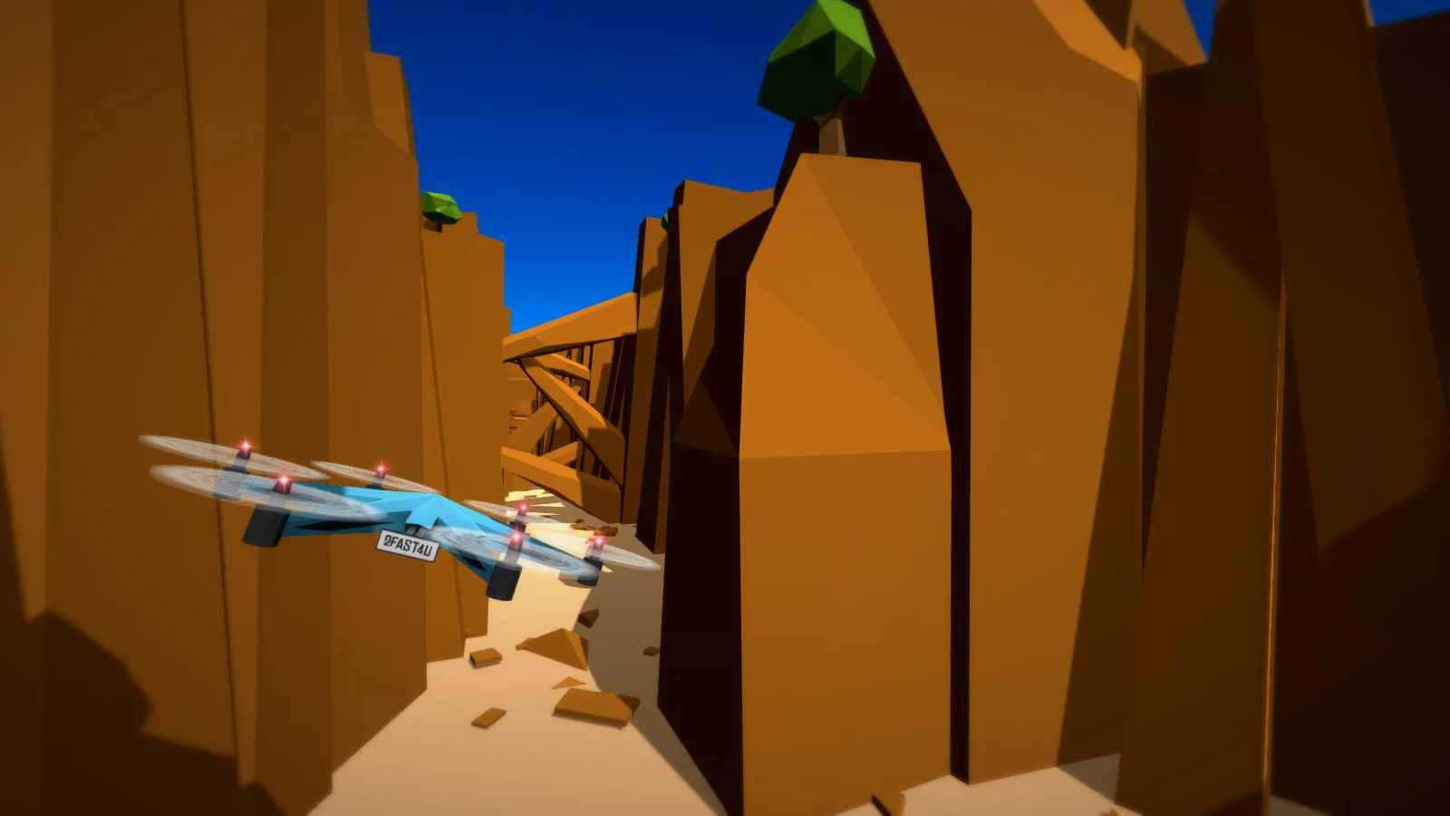 Изображение игры: Drone Racer: Canyons