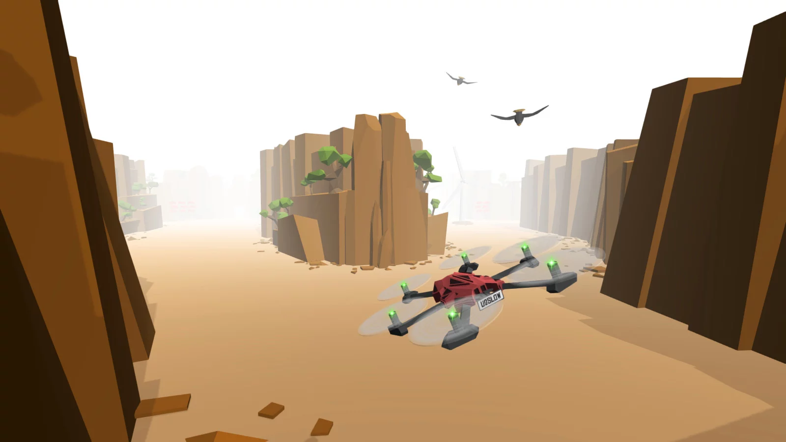 Изображение игры: Drone Racer: Canyons
