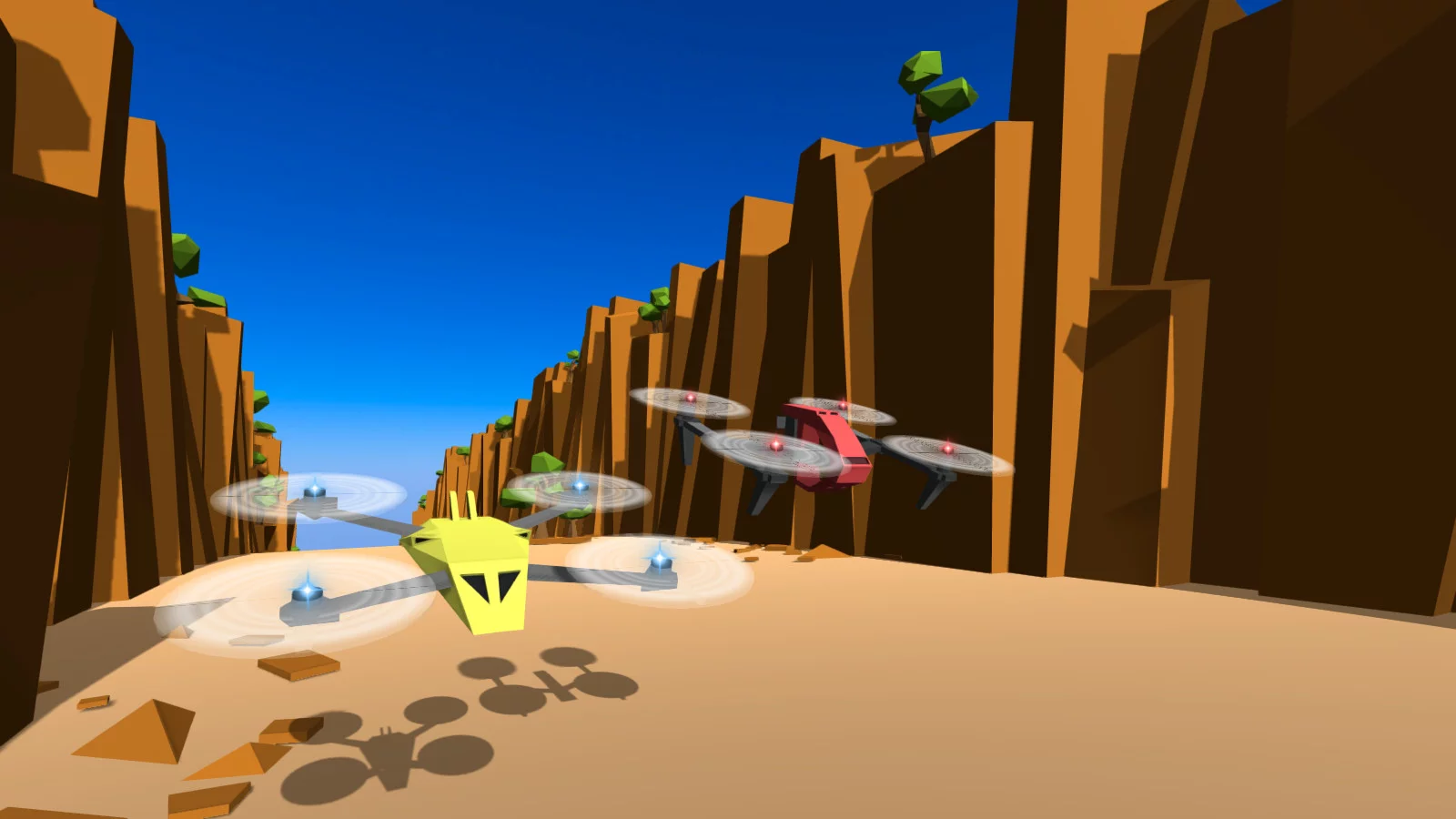 Изображение игры: Drone Racer: Canyons
