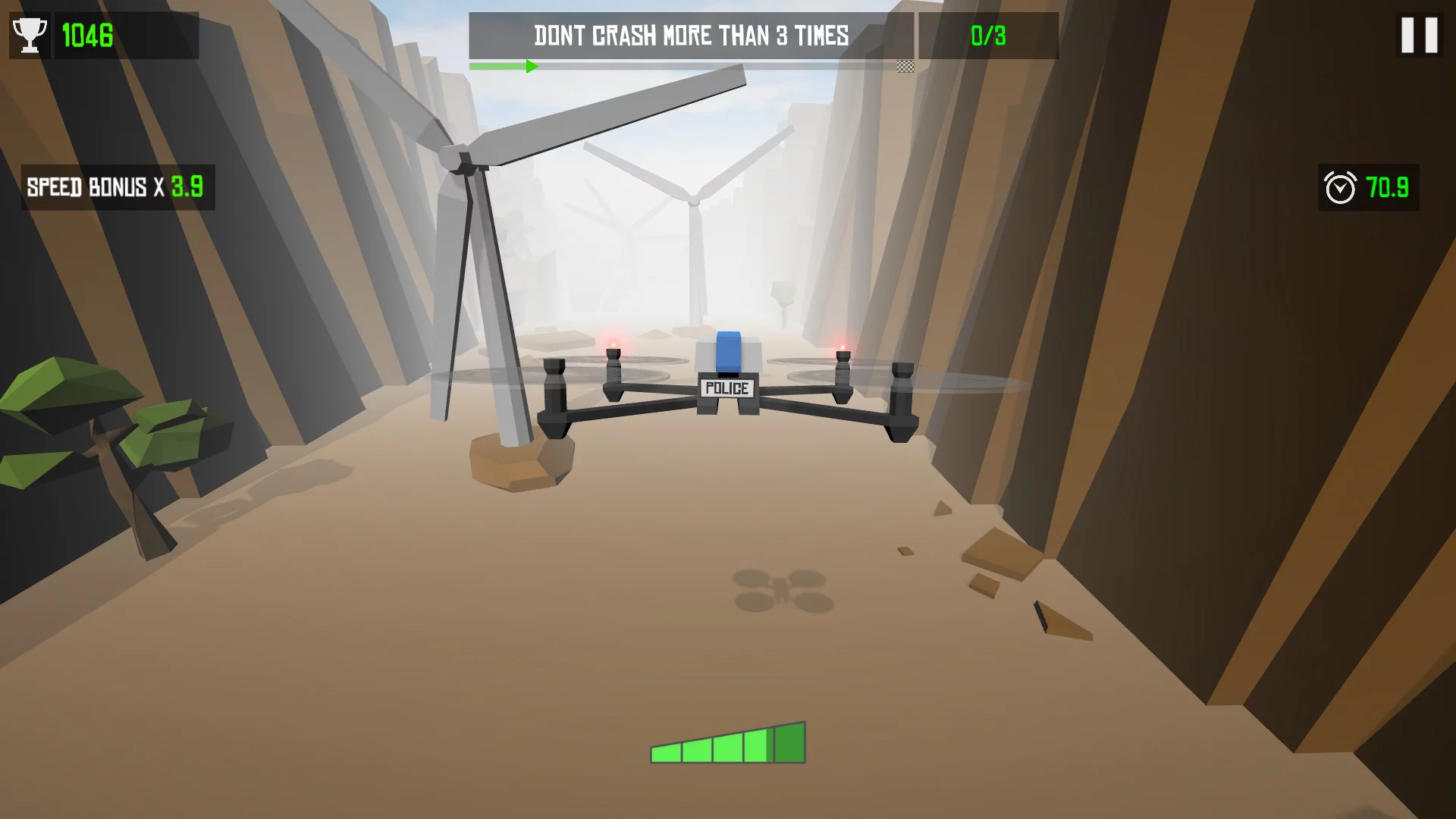 Изображение игры: Drone Racer: Canyons