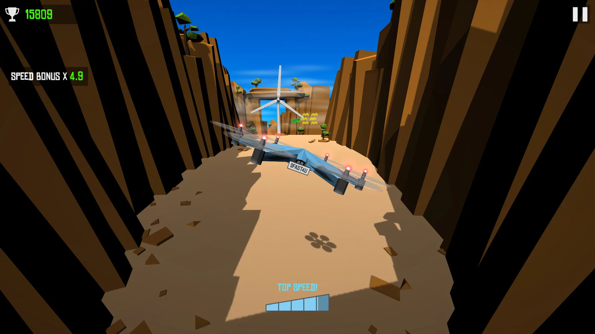 Изображение игры: Drone Racer: Canyons