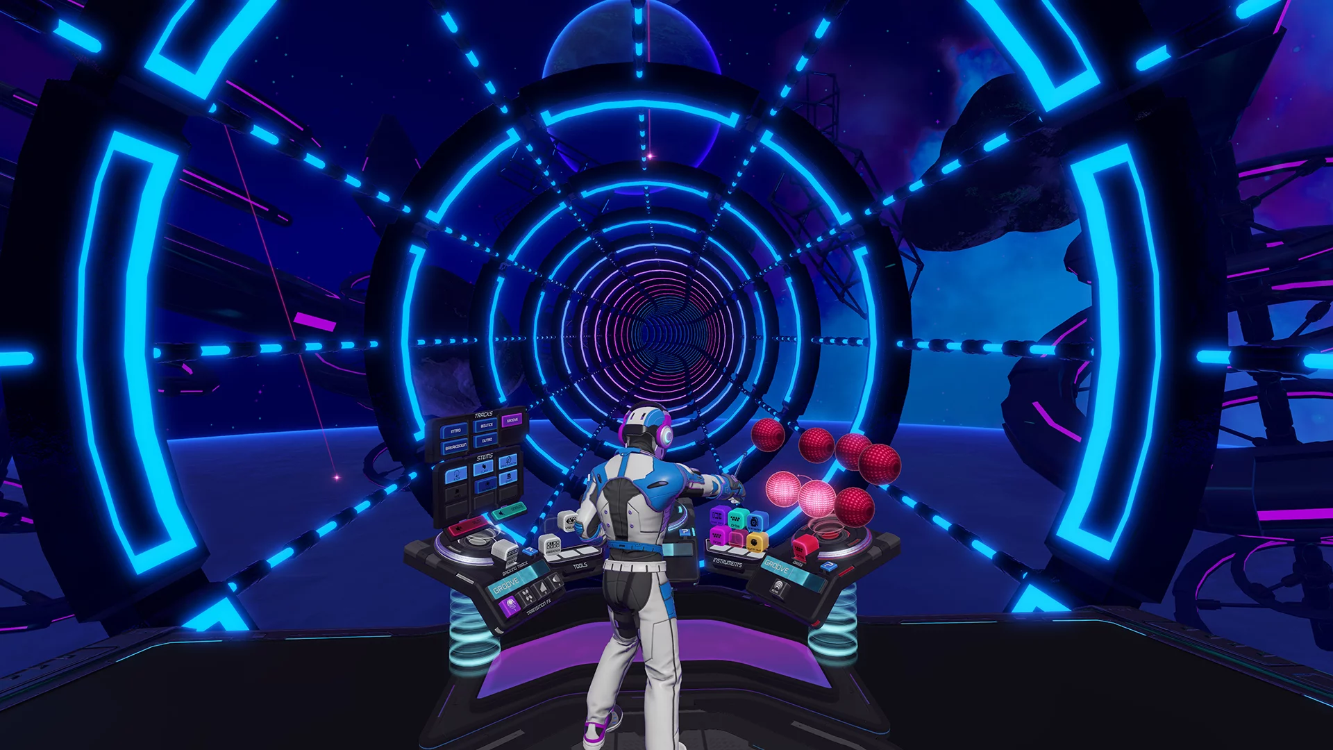 Изображение игры: Electronauts - VR Music