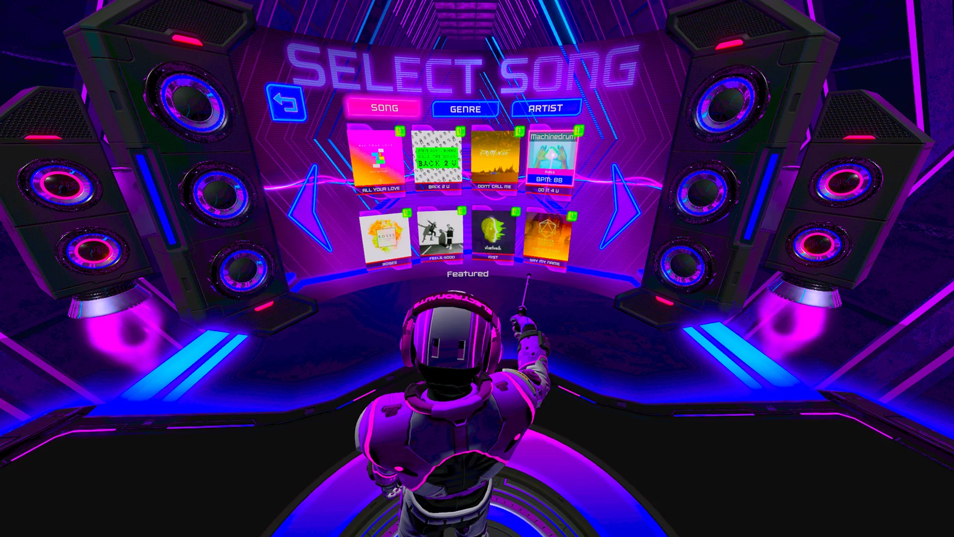 Изображение игры: Electronauts - VR Music