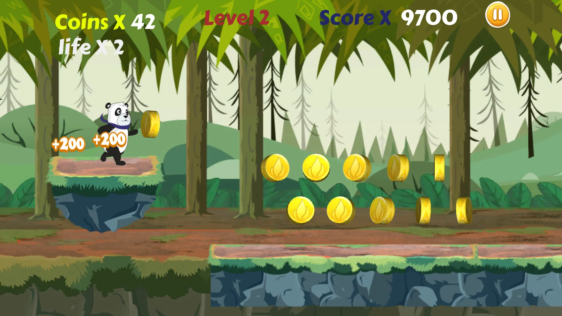 Изображение игры: Panda Run