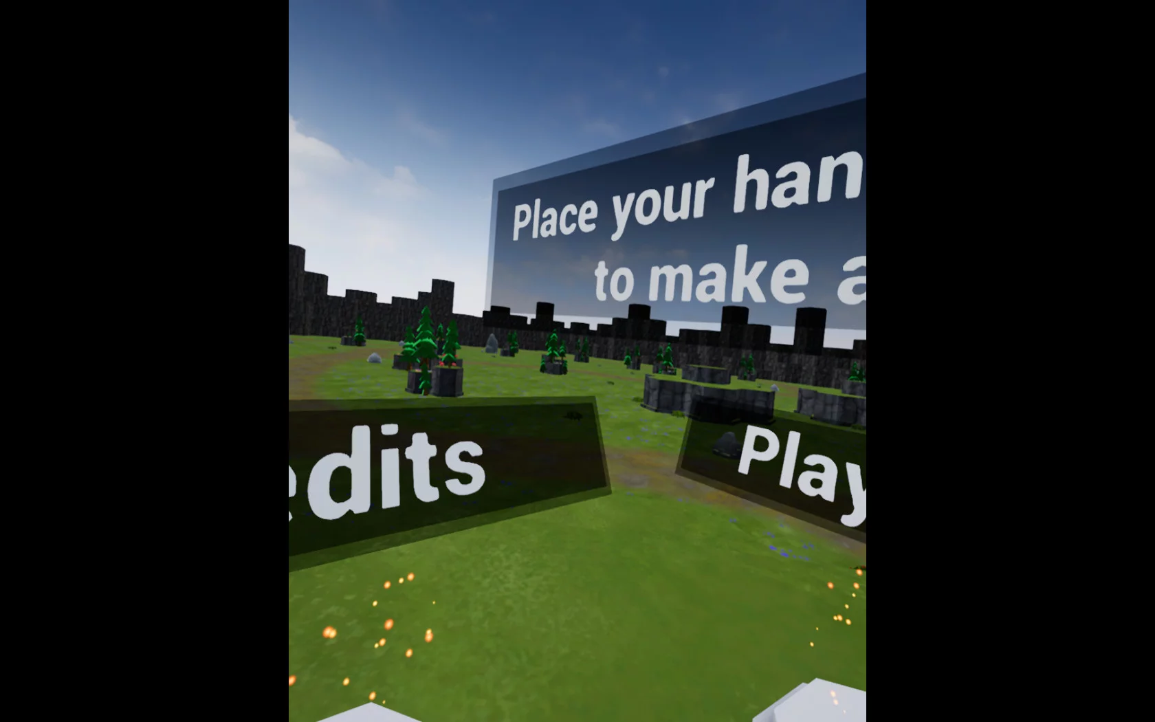 Изображение игры: Castle Demolition VR