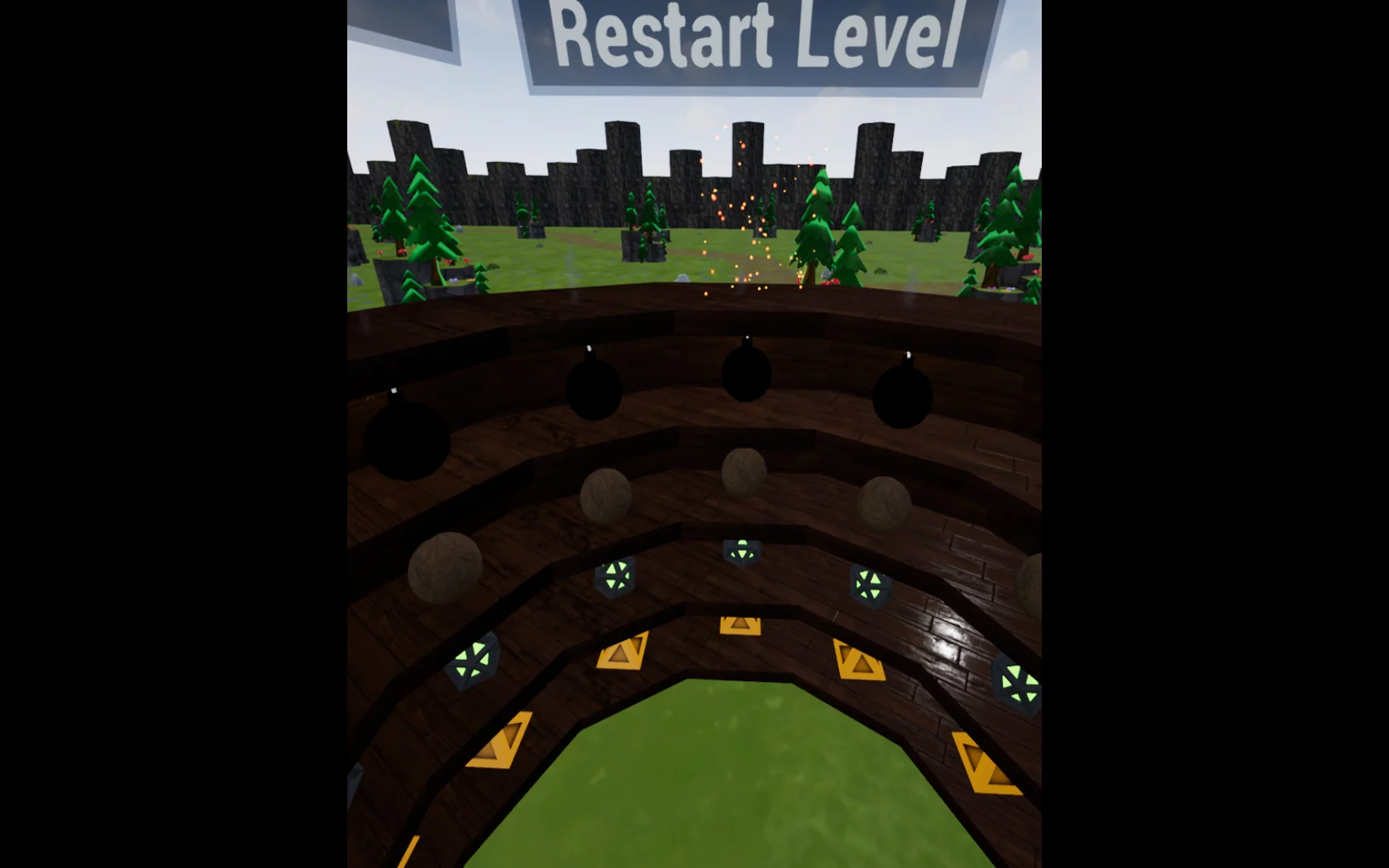Изображение игры: Castle Demolition VR