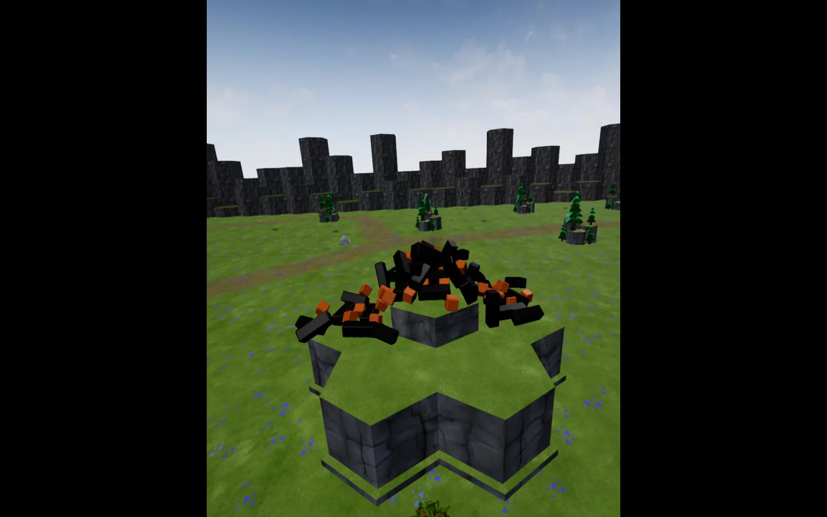 Изображение игры: Castle Demolition VR