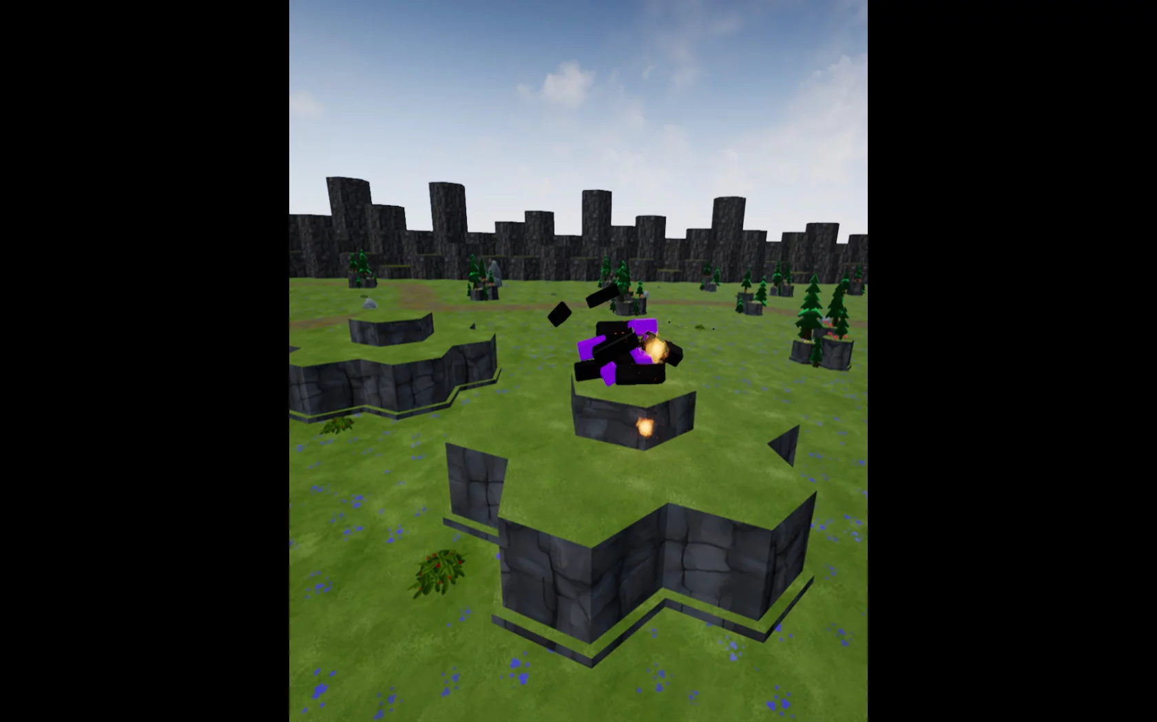 Изображение игры: Castle Demolition VR