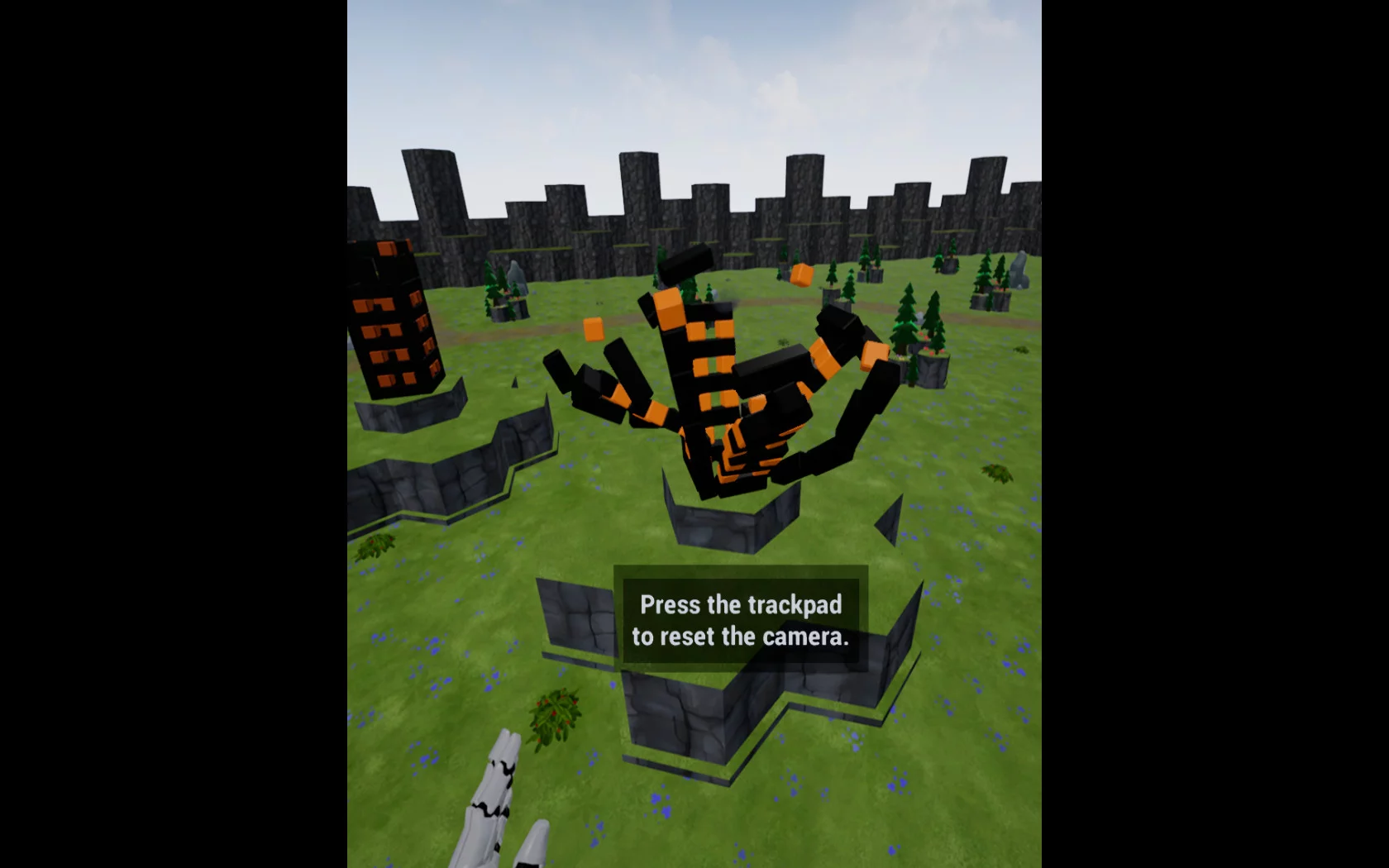 Изображение игры: Castle Demolition VR