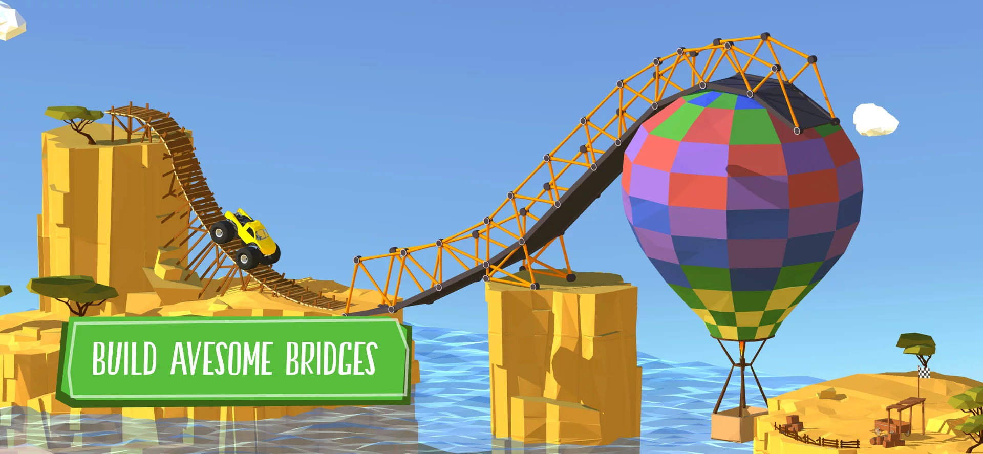 Изображение игры: Build a Bridge!