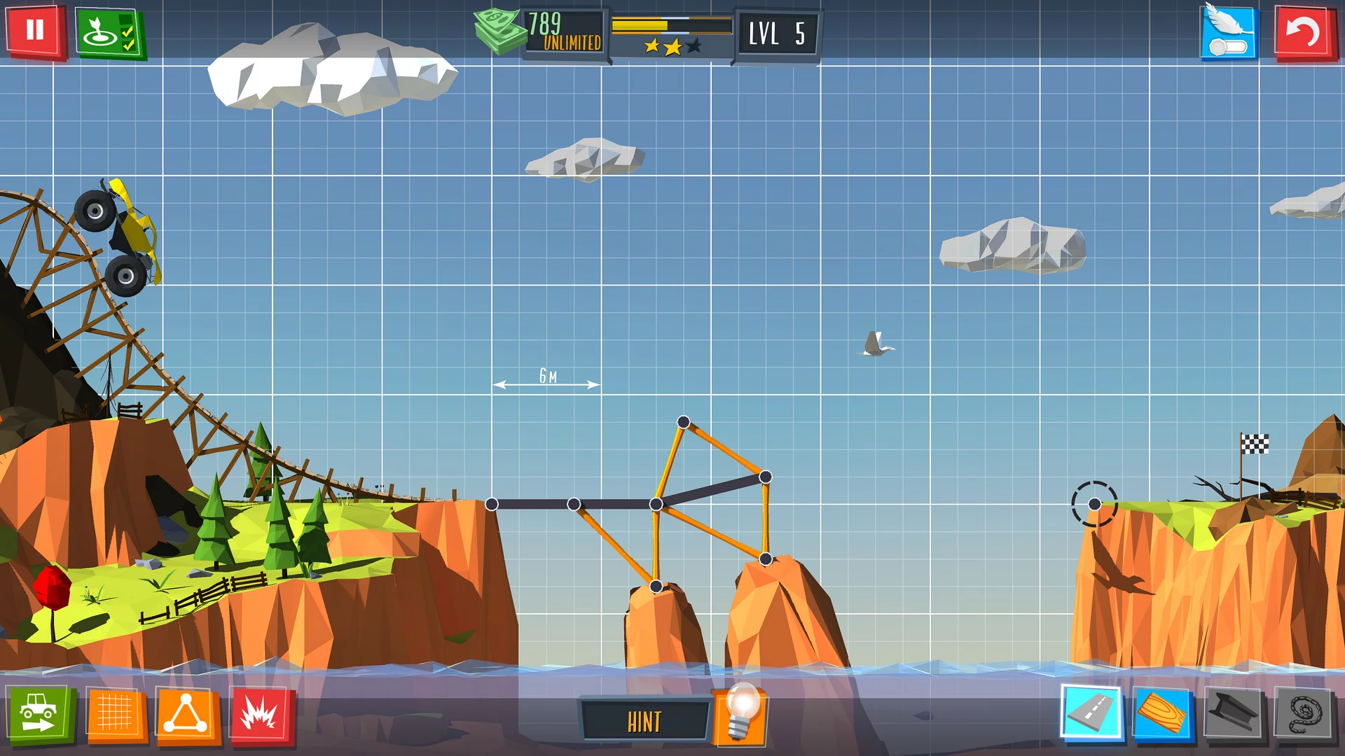 Изображение игры: Build a Bridge!