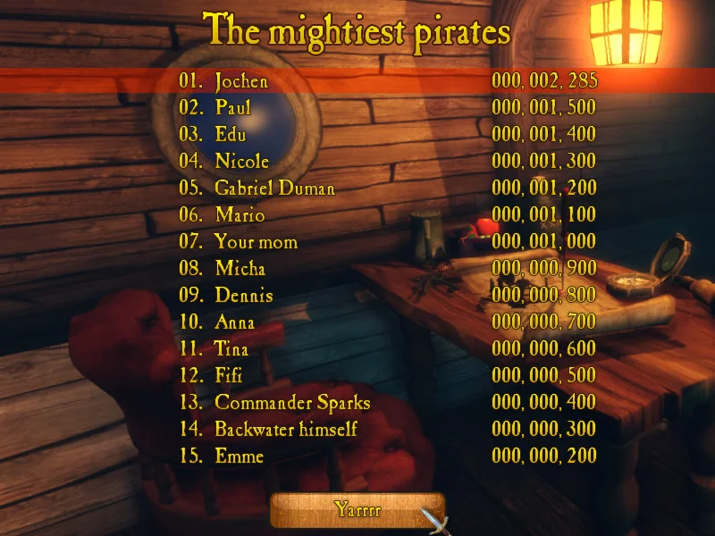 Изображение игры: Captain Backwater