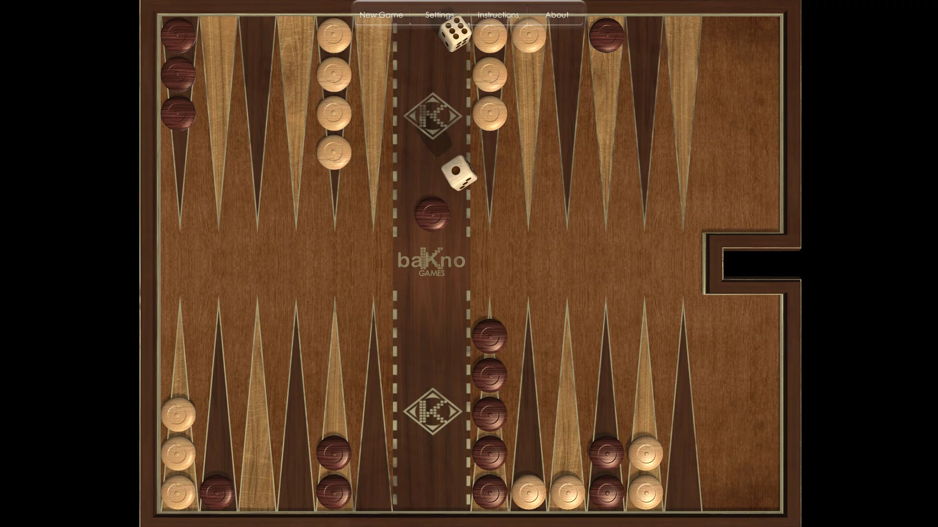 Изображение игры: Backgammon