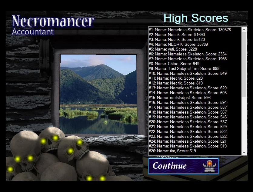 Изображение игры: Necromancer Accountant