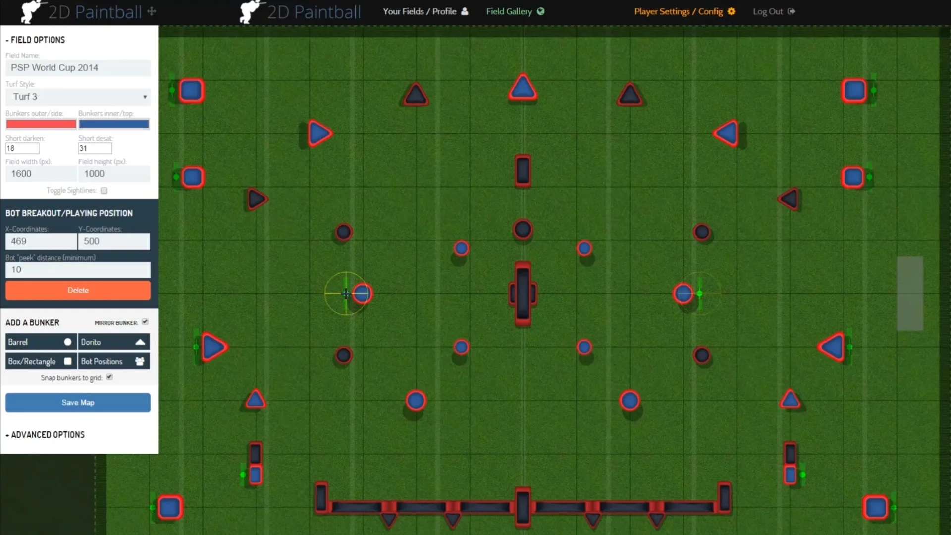 Изображение игры: 2D Paintball