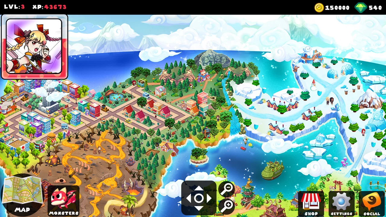Изображение игры: Cute Monsters Battle Arena